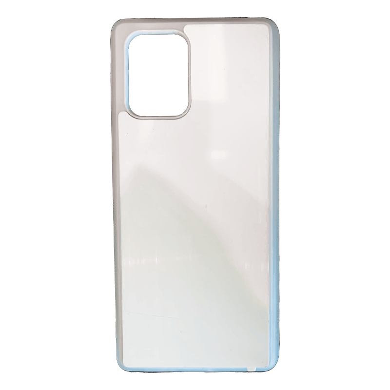 Coque sublimation 2D TPU pour Samsung Galaxy S24 Ultra, S24 Plus, S24, S23, S23 FE, S22, S21, S20, S10, S10 E, S9, S8, S7, S7 Edge, S6, S5 Mini, S5, S4, S3. La plaque arrière en aluminium dédiée à la sublimation permet la personnalisation de la coque.