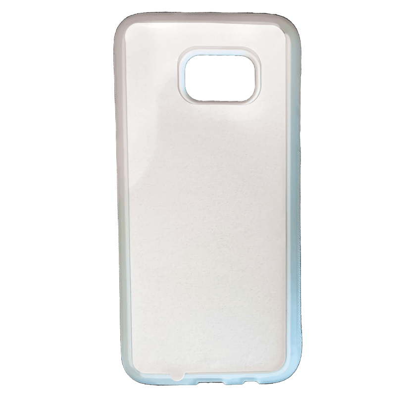 Coque sublimation 2D TPU pour Samsung Galaxy S24 Ultra, S24 Plus, S24, S23, S23 FE, S22, S21, S20, S10, S10 E, S9, S8, S7, S7 Edge, S6, S5 Mini, S5, S4, S3. La plaque arrière en aluminium dédiée à la sublimation permet la personnalisation de la coque.